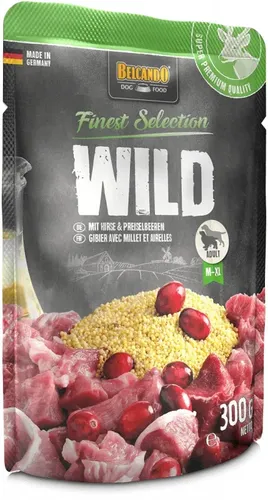 Belcando Frischebeutel 300 g (EUR 9,30 / kg) Wild mit Hirse & Preiselbeeren