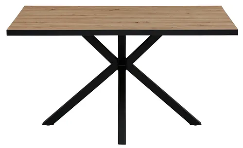 HELA Esstisch Cleo I T, 140 cm beige - Modern und pflegeleicht - Esstisch aus Holzwerkstoff mit kratzfester Tischplatte, ideal für stilvolle Essbereiche. Einfache Selbstmontage und pflegeleichte Oberfläche machen ihn zum perfekten Möbelstück.