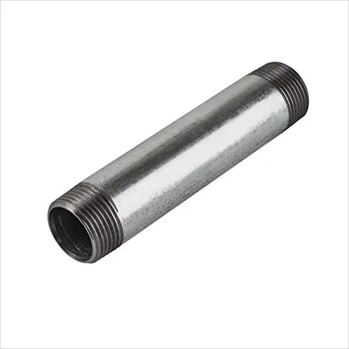 Stahl Metall Rohrdoppelnippel Doppelnippel Langnippel Rohrnippel Gewindenippel 2 Zoll x 500 mm DN50 verzinkt