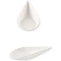 NATURESTAR Bio Fingerfood-Schalen Drop, Zuckerrohr 41230 , 1 Packung = 50 Stück