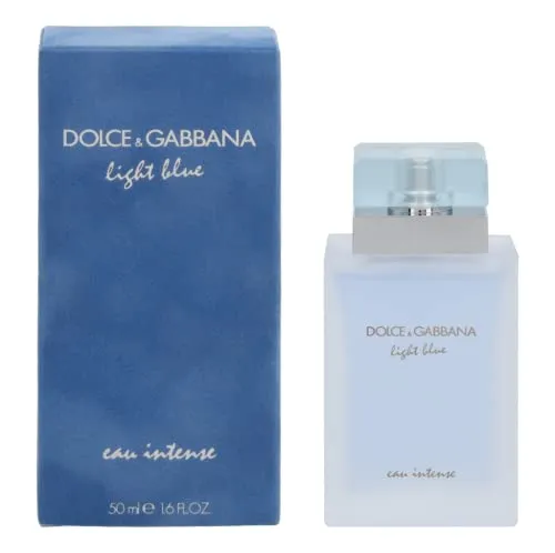 Dolce & Gabbana Light Blue Eau Intense Eau de Parfum 50 ml - Damendüfte mit blumig-fruchtiger Note, die Selbstvertrauen und Sinnlichkeit verleiht. Ideal für besondere Anlässe und den Alltag.