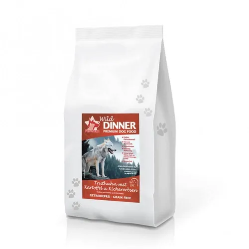 Pet-Star Hunde Trockenfutter Hundefutter Wild Dinner Truthahn Getreidefrei 3kg