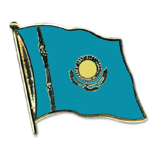 Flaggen-Pin vergoldet Kasachstan