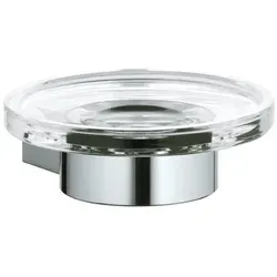 Keuco Plan Seifenablage 14955019000 verchromt - Sonstige Badaccessoires mit hochglanzverchromter Oberfläche und abnehmbarer Echtkristall-Schale für einfache Reinigung und Langlebigkeit.