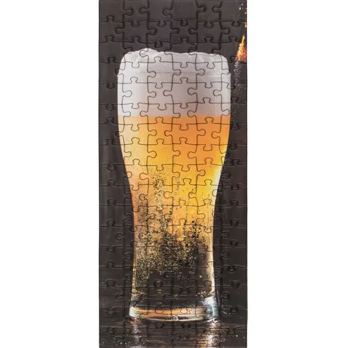 Puzzle ca. 10,5 x 25 cm mit Biermotiv in Getränkedose 102tlg. für Erwachsene