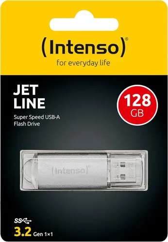 Intenso Jet Line, USB 3.2 Gen 1x1, Super Speed USB-A Stick, 128 GB