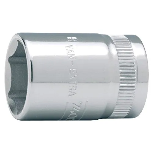 Bahco Steckschlüssel-Einsatz, 3/8 Zoll, 10 mm, 6-kant, 7400SM-10