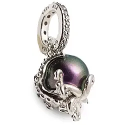 Pandora Silber-Anhänger mit Edelsteinen in lila von Pandora