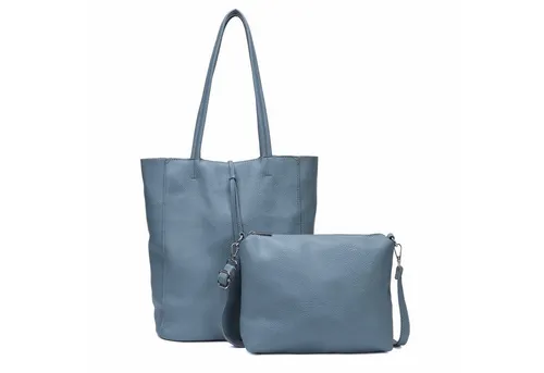 OBC Damen Tasche Set 2in1 Shopper Handtasche - Damen-Shopper: Stilvolles 2in1 Set mit XXL Shopper und CrossBody Bag, ideal für den Alltag und Wochenendausflüge. Hochwertiges Material und modernes Design vereinen Funktionalität und Eleganz.