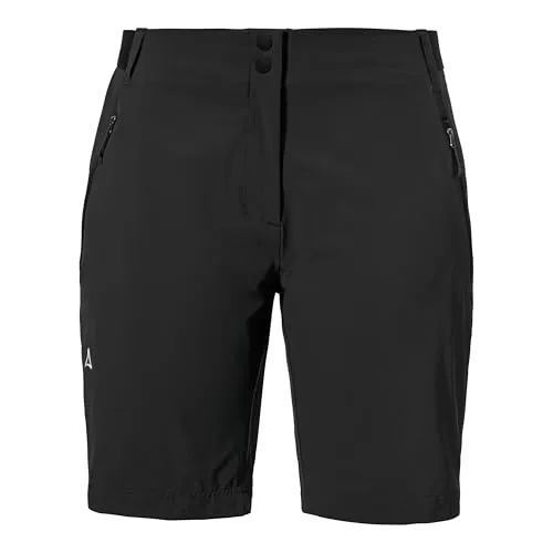 Schöffel Damen Shorts Style Blaustein WMS, leichte Wanderhose - Nachhaltige Wanderhose aus recyceltem Material mit 4-Wege-Stretch für optimale Bewegungsfreiheit. Ideal für Abenteuer, schnell trocknend und bequem für jedes Outdoor-Erlebnis.