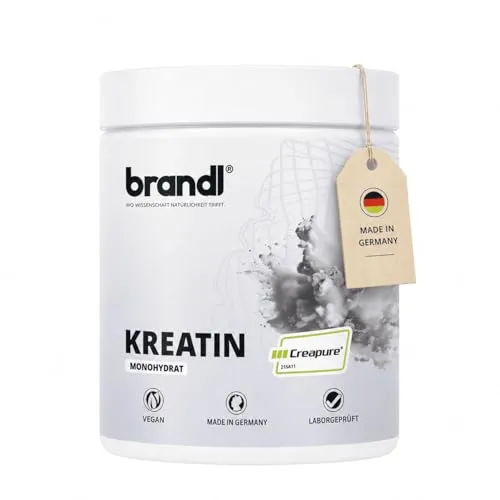 Kreatin CREAPURE Creatin Monohydrat Pulver 500g – 100% Made in Germany - Aminosäure Kreatin, vegan und ohne Zusätze, ideal für Kraftsportler. Hochwertiges Creatin Pulver mit 147 Portionen, hergestellt in Deutschland und unabhängig laborgeprüft.