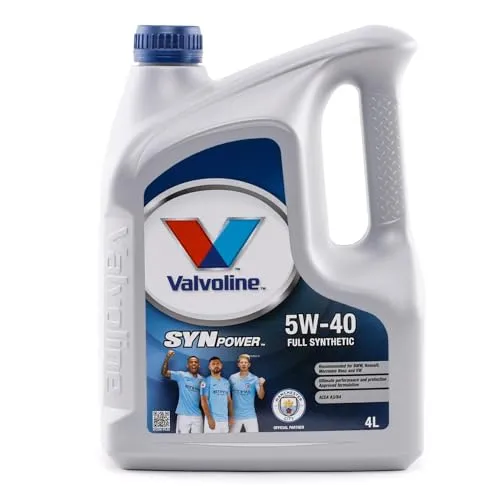 Valvoline Motoröl 5W-40 SynPower Motor Öl ACEA A3/B4 API SN API CF 4L Kompatibel mit VW Golf 7 Schrägheck 5G1, BQ1, BE1, BE2 Golf 4 Schrägheck 1J1 Golf 6 5K1 Golf 5 Schrägheck 1K1 POLO 9N