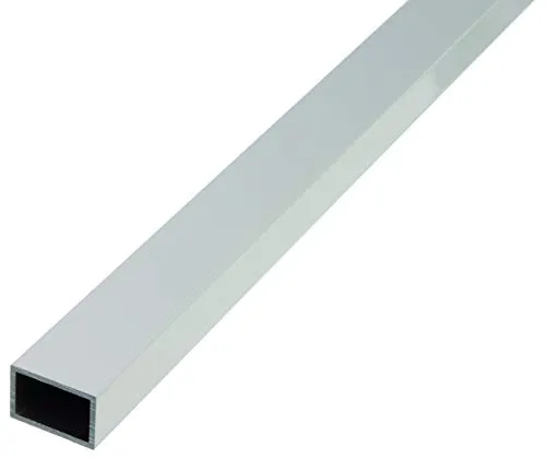 Alberts Aluminiumrohr 1000x50x20mm - Metall- & Legierung-Platten, leichtes und langlebiges Aluminiumrohr, ideal für Bau- und DIY-Projekte.