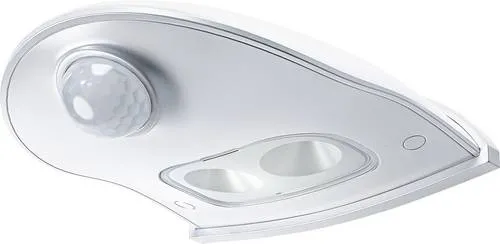 OSRAM LED-Außenstrahler DoorLED Down - IP54 wasserfester Außenstrahler mit Bewegungsmelder, ideal für kabellose Montage und automatische Lichtsteuerung bei Dunkelheit.