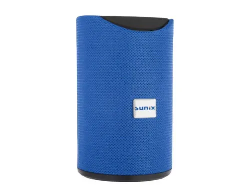 Sunix Tragbarer 360 Stereo Surround Lautsprecher - Lautsprecher mit spritzwassergeschütztem Design und bis zu 4 Stunden Akkulaufzeit. Ideal für Musikgenuss überall und jederzeit, mit Bluetooth, AUX und SD-Kartenanschluss.