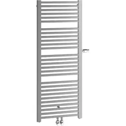 Kermi Badheizkörper, Heizkörper Basic plus, 804x450 mm (H x L), silber, rechts