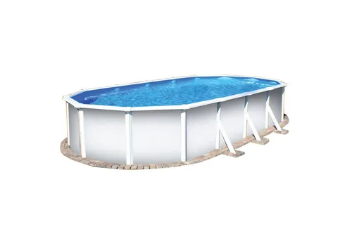 Planet Pool Ovalpool Stahlwandpool Classic 610x360 cm - Genieße erholsame Stunden im eigenen Ovalpool. Hochwertige, langlebige Stahlwand und UV-beständige Innenhülle für perfekten Badespaß. Ideal für DIY-Projekte und made in Europe.