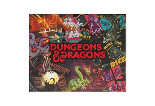Paladone Puzzle Dungeons & Dragons (1000 Teile), 1000 Puzzleteile