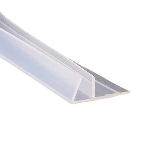 ETOPARS Bad Dichtung Badtür Dichtungsstreifen Bildschirm Duschkabinen Fensterspaltdichtung Gummi Glas Unterseite Wetter 8mm 78
