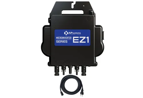 SUNNIVA Wechselrichter AP Systems Mikro-Wechselrichter 800 W EZ1-M-EU für Balkonkraftwerk, (IP67 wetterfest, Plug-&-Play Installation, 2 MPPT, Bluetooth & WIFI, inkl. 5 m Anschlusskabel Micro Inverter)