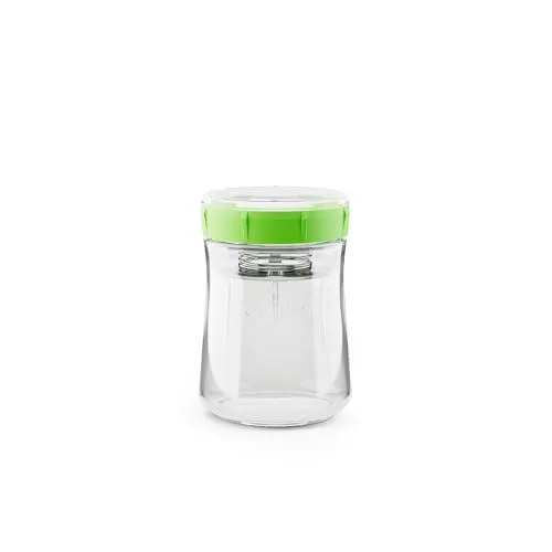 Kefirko Gemüse Fermentierglas Set | Gärglas für Gemüse, Sauerkraut, Kimchi, Früchten – BPA-frei, 900ml (Grün)