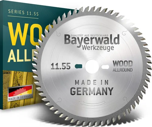 Bayerwald Kreissägeblatt HM 300 x 3.2/2.2 x 30 Z36 WZ QW - Made in Germany - Hochwertiges Universalkreissägeblatt für Tischkreissägen, ideal für Längs- und Querschnitte in Holz und beschichteten Platten. Robuste Konstruktion für präzise Schnitte und vielseitigen Einsatz.