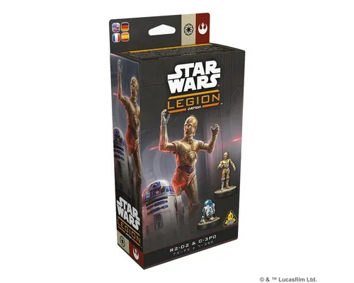 Atomic Mass Games Spielfigur R2-D2 und C-3PO - Detailgetreue Spielfiguren für Tabletop-Spiele, ideal für Sammler und Fans. Lieferumfang: R2-D2 & C-3PO. Geeignet ab 6 Jahren, nicht für Kinder unter 3 Jahren aufgrund verschluckbarer Teile.
