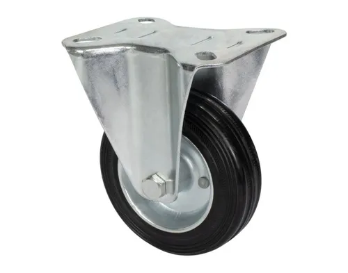 Transportrolle Vollgummirolle Bockrolle Transportrollen 100 mm