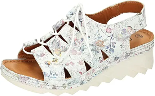 Comfortabel Damen 710141-03 Sandale, weiß, 39 EU