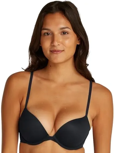 CALVIN KLEIN UNDERWEAR Push-Up-BH Schwarz, Größe 36C-Cup von Calvin Klein