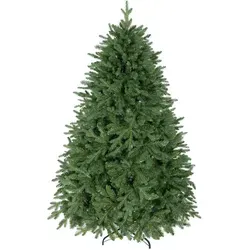 HOMCOM Künstlicher Weihnachtsbaum 180 cm mit Metallständer - Üppiger Weihnachtsbaum mit 3026 naturgetreuen Spitzen für ein festliches Ambiente. Einfacher Aufbau in 30-45 Minuten und stabiler Sockel für sichere Aufstellung. Ideal für Wohnzimmer und festliche Dekoration.