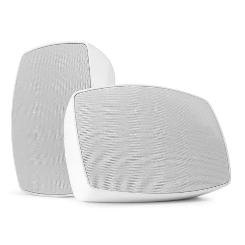 Power Dynamics BHW60WH wetterfestes Lautsprecher Set - 100V & 8 Ohm - 120W - IPX5 - Weiß