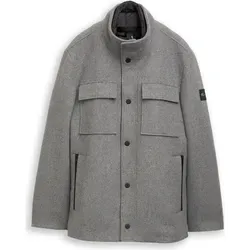 TOM TAILOR Herren 2-in-1 Wolljacke mit Abnehmbarer Innenjacke - Funktionsjacke aus Wolle mit abnehmbarer Steppjacke für optimalen Schutz vor Wind und Kälte, ideal für Herbst und Winter.