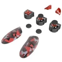 eSwap X Red Color Pack - Set rot/tarnfarben - Eingabegerät Erweiterung, personalisiere dein Gamepad mit diesem einzigartigen Farbsatz für ein individuelles Spielerlebnis.
