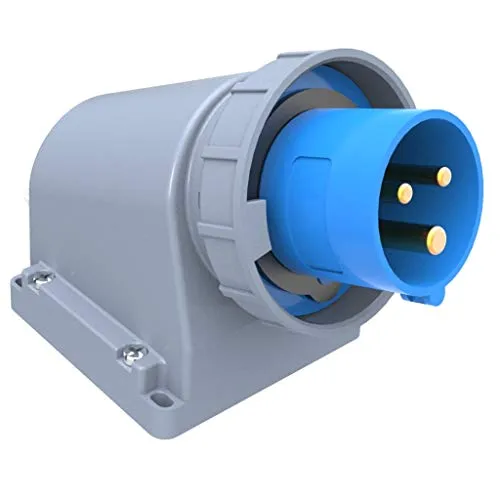 AW-Tools CEE 230V/16A Caravan Wand-Stecker 3-polig 6h IP67 Camping Wohnwagen