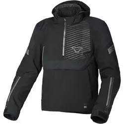Macna Traffiq wasserdichte Motorrad Textiljacke, schwarz, Größe S - Motorradjacke aus strapazierfähigem Softshell- und Ripstop-Gewebe, mit abnehmbarer, atmungsaktiver Raintex ML Membran für optimalen Wetterschutz.