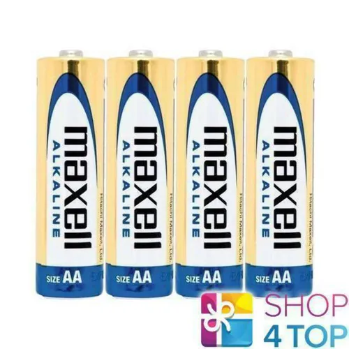 Maxell Alkaline Aa R6 Batterien 1.5V Mn1500 Am3 E91 Exp 2028 NEU 4