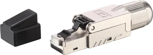 Equip RJ45 Cat8.1 Steckverbinder 5er Set - Ethernetkabel (RJ-45/8P8C) - Geschirmte, werkfreie RJ45 Stecker für eine einfache Installation und hohe Übertragungsgeschwindigkeit.