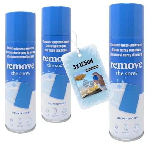 com-four® 3X Schneespray-Entferner von COM-FOUR
