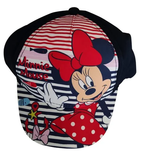 Sun City Schirmmütze Disney Minnie Maus Anker Kappe Base Cap Mütze Sonn