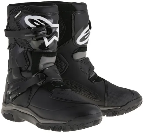 Alpinestars Belize Drystar Stiefel - Schwarz - 8 US - Motorradstiefel mit wasserdichter Drystar-Membran und fortschrittlichem Flex-Blatt System für optimalen Komfort und Flexibilität auf langen Touren.