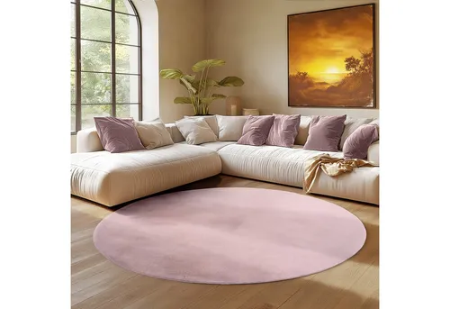 SIMPEX24 Teppich Unicolor in pink von SIMPEX24