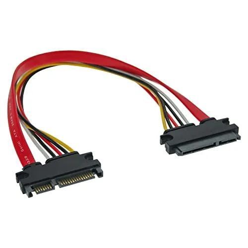 InLine® SATA+Strom Verlängerung intern 6Gb/s + Strom, Stecker / Buchse 30cm
