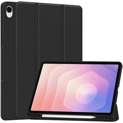 Hülle für Galaxy Tab S11 Bizon Case Cover Schutzhülle Etui Futeral Schwarz