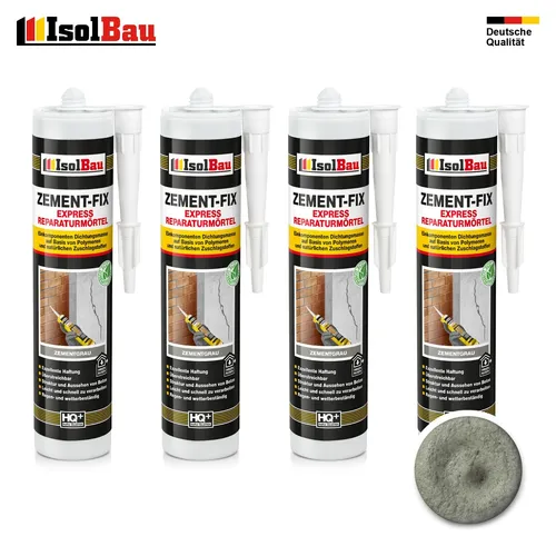 Zement, Mörtel & Beton Grau von IsolBau