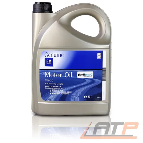 GM Dexos 2 5W-30 Motoröl 5 Liter