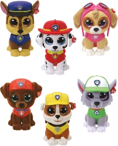 TY Mini Boos Paw Patrol Collectibles