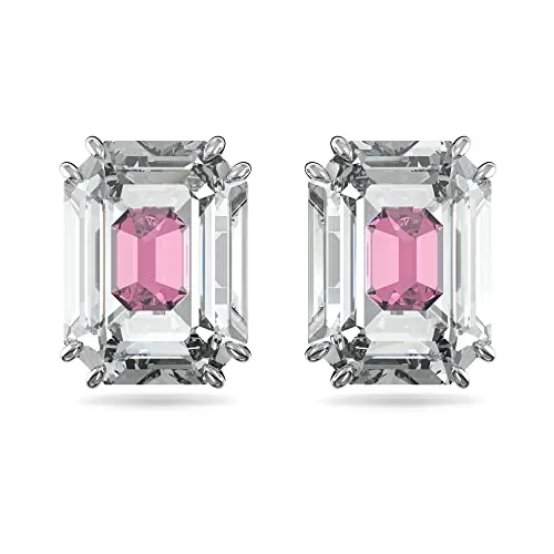 Swarovski Chroma Ohrstecker, Rosa, Rhodiniert in pink von Swarovski