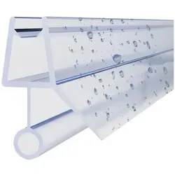 WITEN&NOCK Duschdichtung 2er Set 5- 6mm Bodendichtung Wasserabweiser Dichtungsprofile Duschtür, L: 100 cm, (2-St) weiß 100 cm