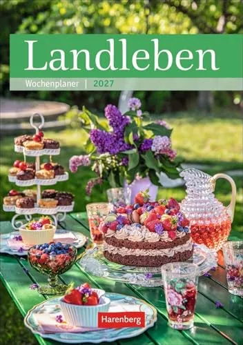 Harenberg Landleben Wochenplaner 2027 – Dekorativer Kalender mit Spiralbindung - Ein schöner Wandplaner für 2027 mit 53 idyllischen Fotos. Ideal zum Eintragen von Terminen und zur täglichen Planung. Perfekt für alle, die das Landleben lieben!